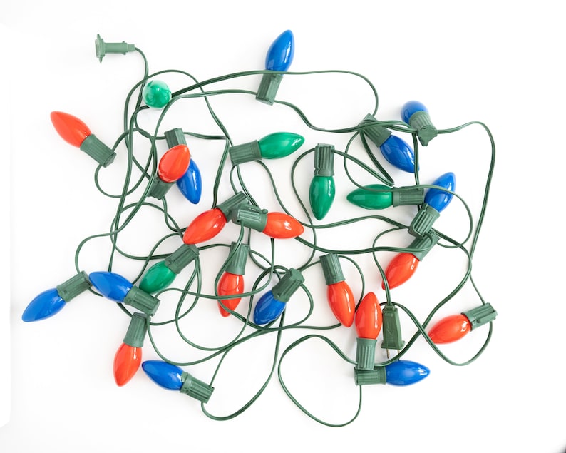 Retro Outdoor Christmas Lights 