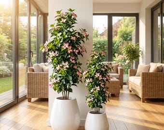 Pink Bloom Fortune Tree – Decorative Office & Event Display – Modern Home Accent