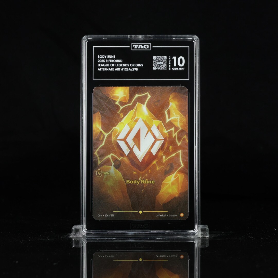 Body Rune Riftbound: League of Legends Origins (126a/298) *10 GEM MINT ...