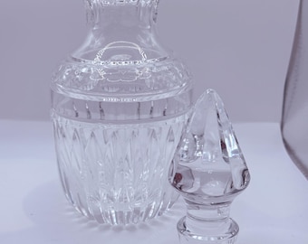 Decantador de cristal vintage de Neiman Marcus, pieza rara.