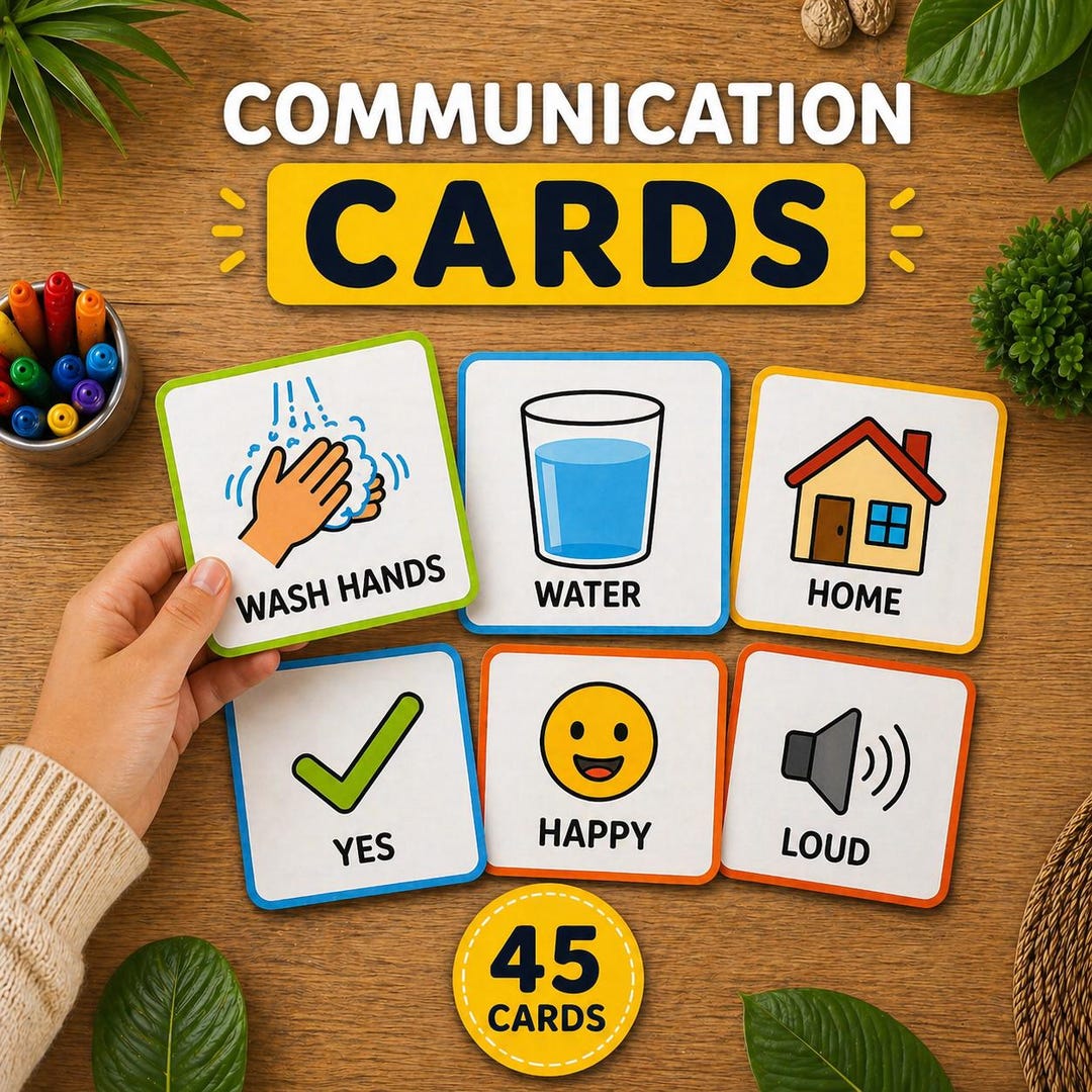 The Ultimate Visual Communication Kit | Printable Cards for Kids ...