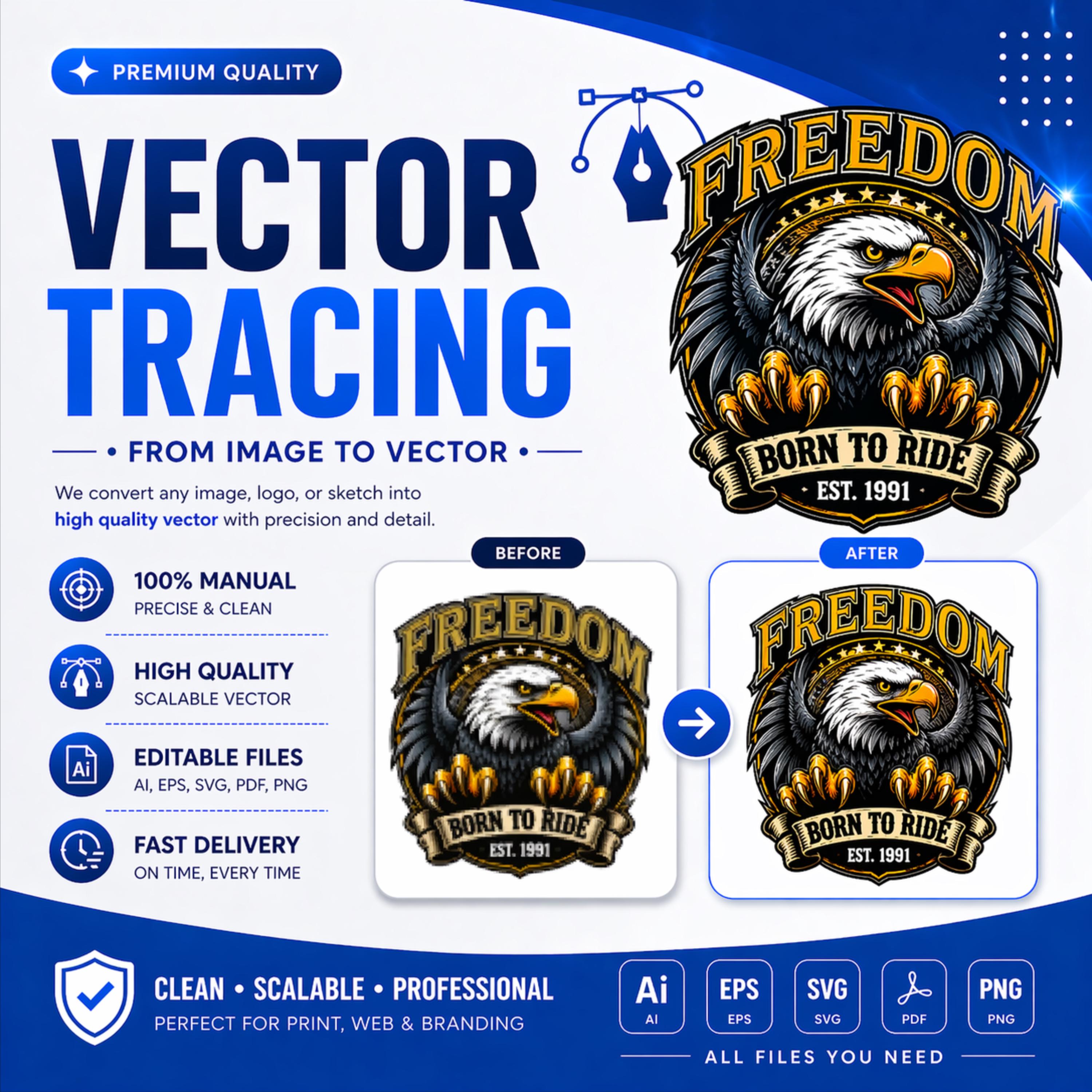 Vector Tracing Service From Image to Vector | Manual Vectorize Logo ...