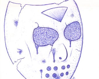 Tatuaje de máscara de Jason Voorheese