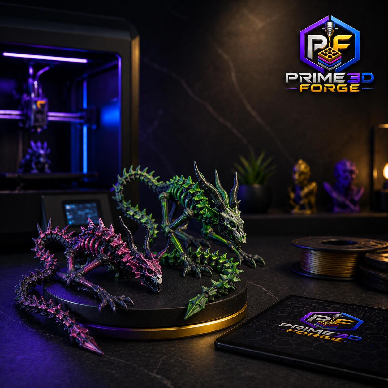 300+ Flexi Dragon STL Bundle | Articulated 3D Print Files | STL + 3MF ...