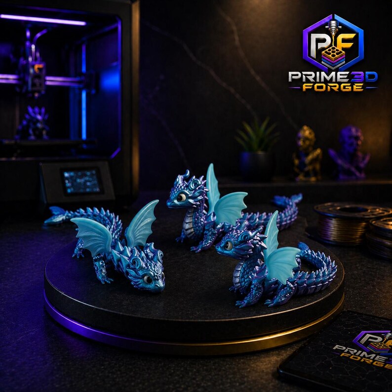 300+ Flexi Dragon STL Bundle | Articulated 3D Print Files | STL + 3MF ...