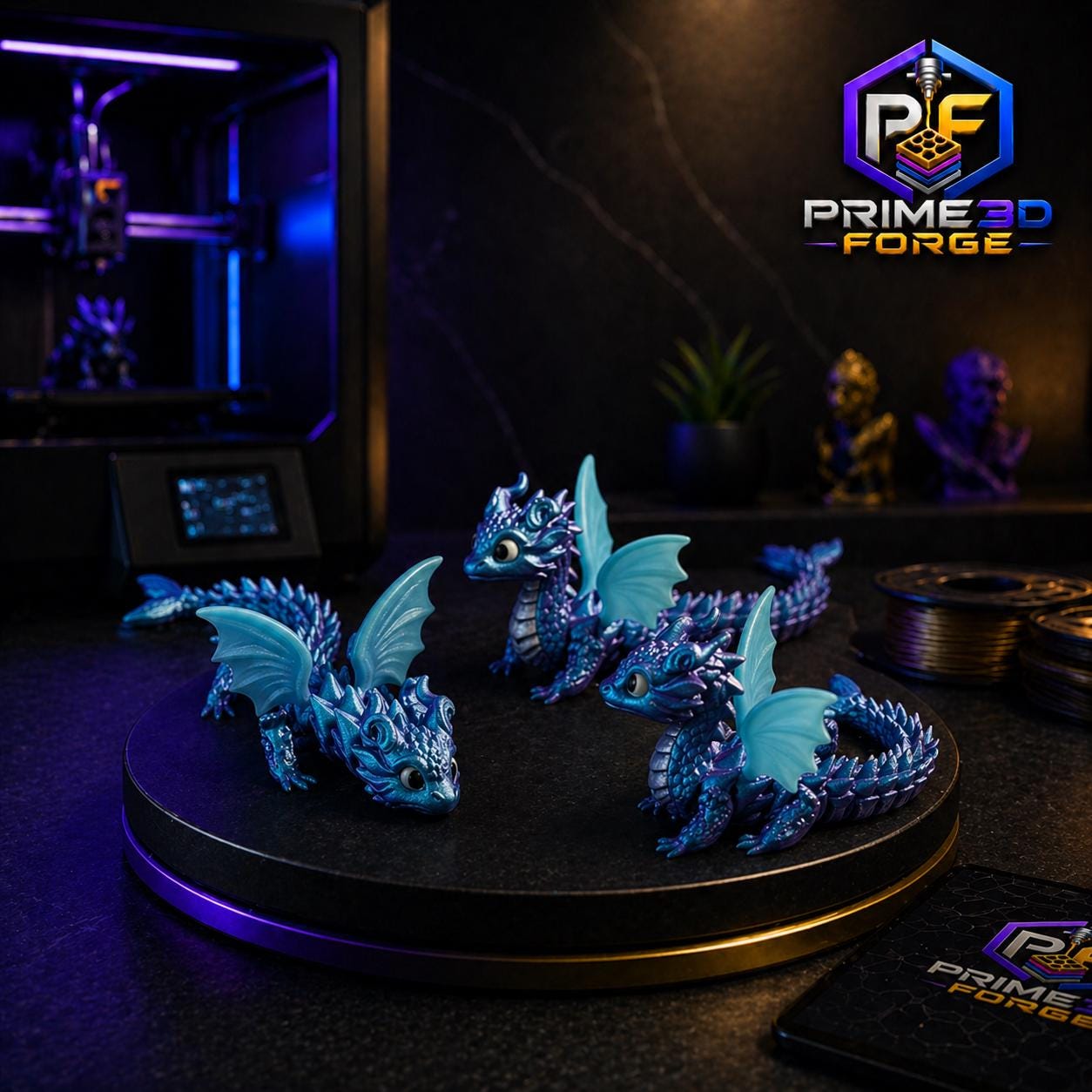 300+ Flexi Dragon STL Bundle | Articulated 3D Print Files | STL + 3MF ...