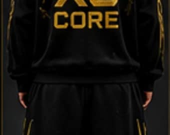 X9 CORE – Shadow Gold Tracksuit | LIMITED EDITION | Premium Oversize Streetwear Set | Cyberpix777