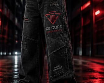 X9 CORE – Jeans ajustados premium | EDICIÓN LIMITADA | Denim de lujo para el día a día | Cyberpix777