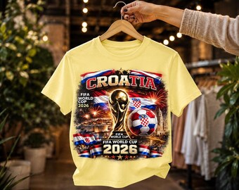 Croatia Soccer Shirt PNG, 2026 World Cup Graphic Design for Custom Apparel