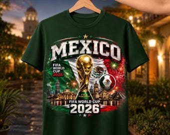 México Copa Mundial de la FIFA 2026 PNG, Diseño de camiseta de fútbol de México, Sublimación para aficionados al fútbol PNG, Gráfico de descarga digital