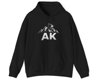 Alaska Bear Mountain AK Hoodie | State Pride Hooded Sweatshirt