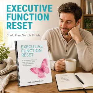 Arbetsbok för återställning av exekutiva funktioner, ADHD-planerare för vuxna, uppgiftsfördelning, 90-dagarsplan