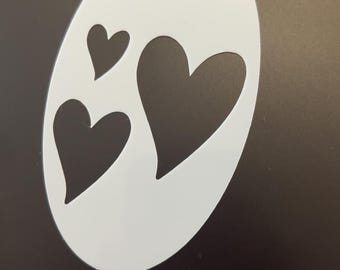 Custom Logo Face paint stencil reusable makeup tool