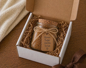 Brown Sugar Vanilla Sugar Scrub | Gentle Exfoliating Body Care