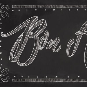 Bon Appetit Chalkboard Sign,french Kitchen Decor, French Cafe Sign ...