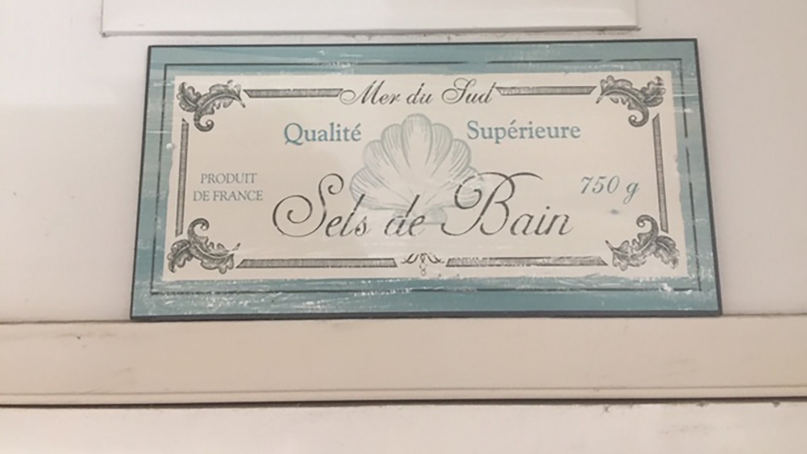 French Bath Sign, Distressed Shabby Chic Style , Vintage French Bath ...