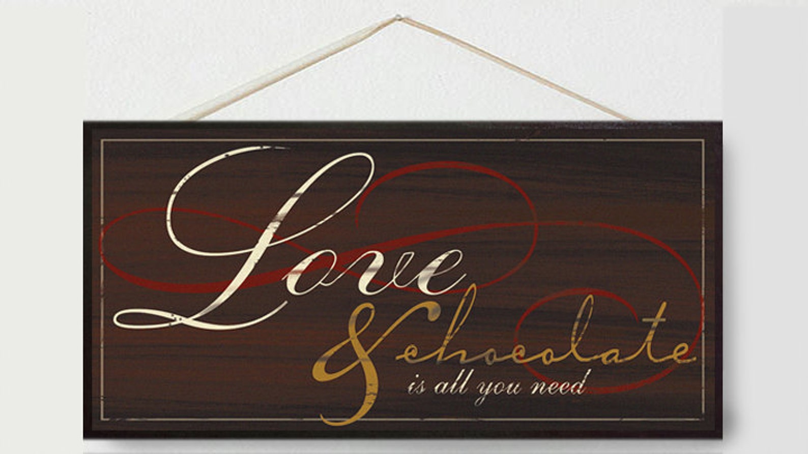 Love and Chocolate is all you Need Love Sign Valentine Decor Etsy