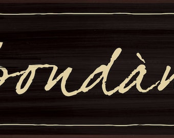 Abbondanza Wall sign,Italian Kitchen wall decor, Italian Kitchen, Rustic abbondanza sign