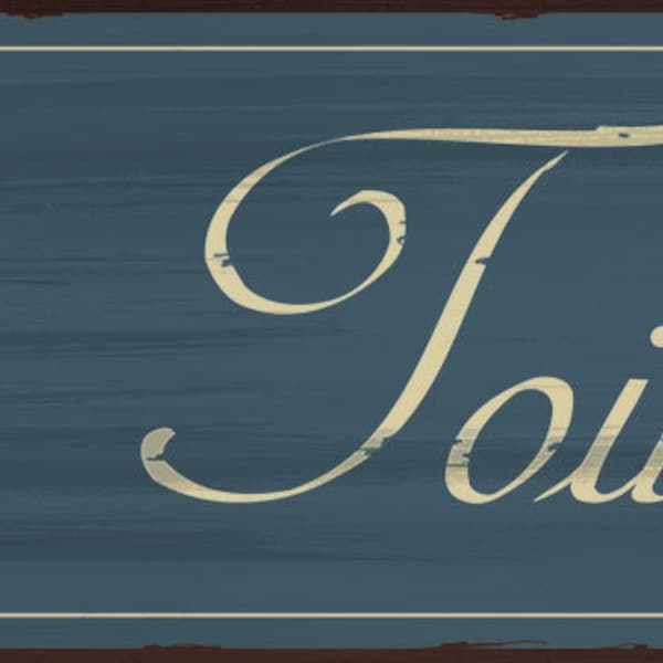 French Toilette Sign Etsy