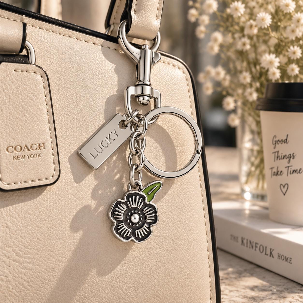Coach Flower Bag Charm - Etsy