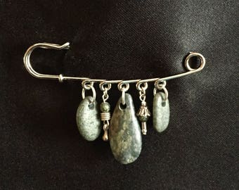 Lake Superior Stone Brooch