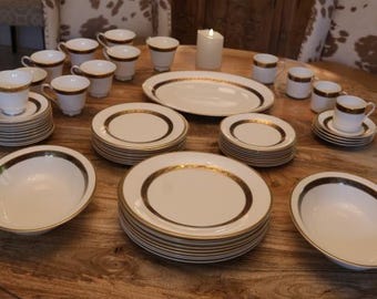 Blue Danube Dinner Set for 6 Place Settings, FREE SHIPPING