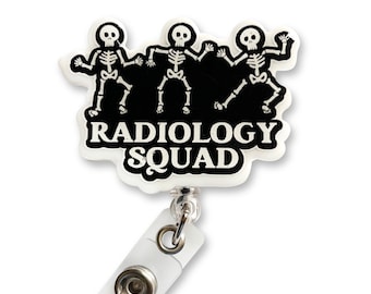 Radiology Squad Badge Reel | Xray Tech | Rad Tech | Radiology Technologist | Radiologist | X-ray Sudent  | X-ray Graduate Gift | Healthcare