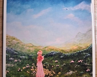 Final Fantasy Aerith Art Print!!