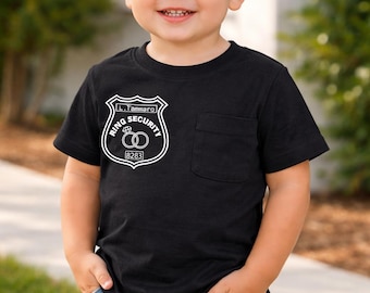 Camiseta de portador de anillos/seguridad de anillos para niño o niña pequeño