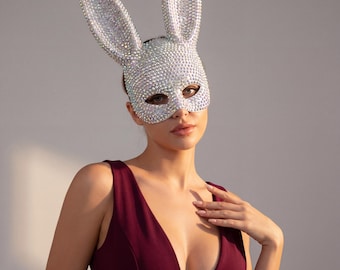 Women Elegant Sequin Mask | Halloween Masquerade Eye Mask | Trendy Cosplay Festival Headpiece