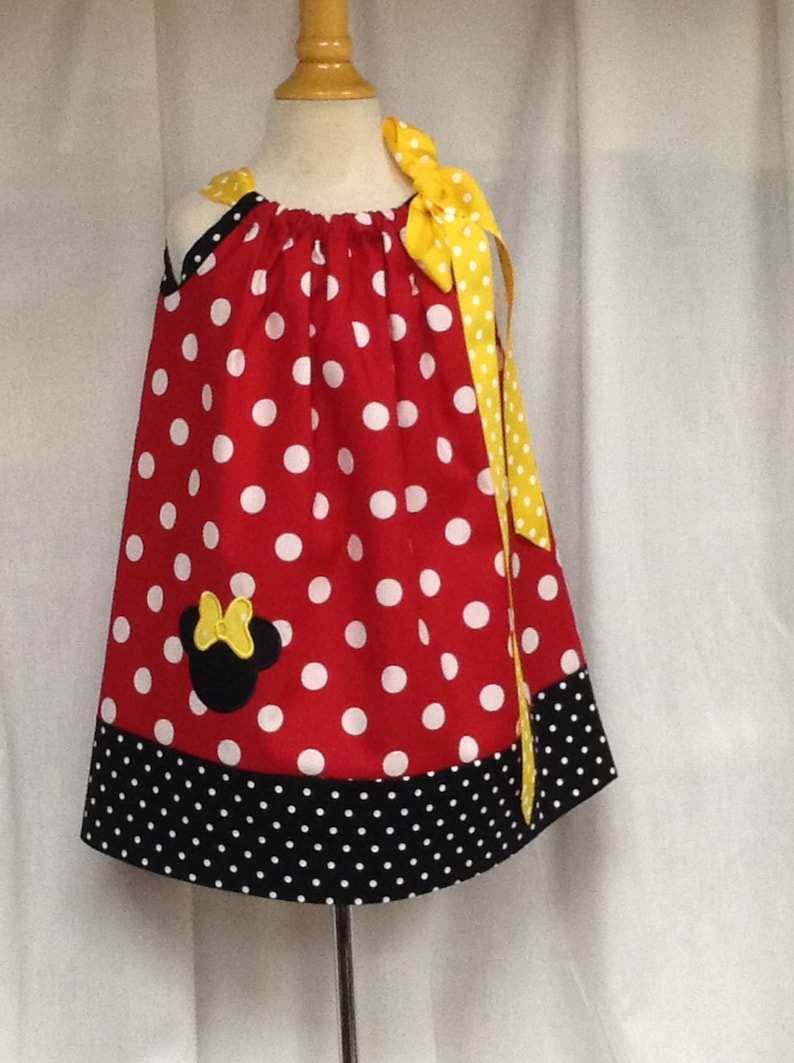 Minnie Bow Polka Dot Red /& Black Dress