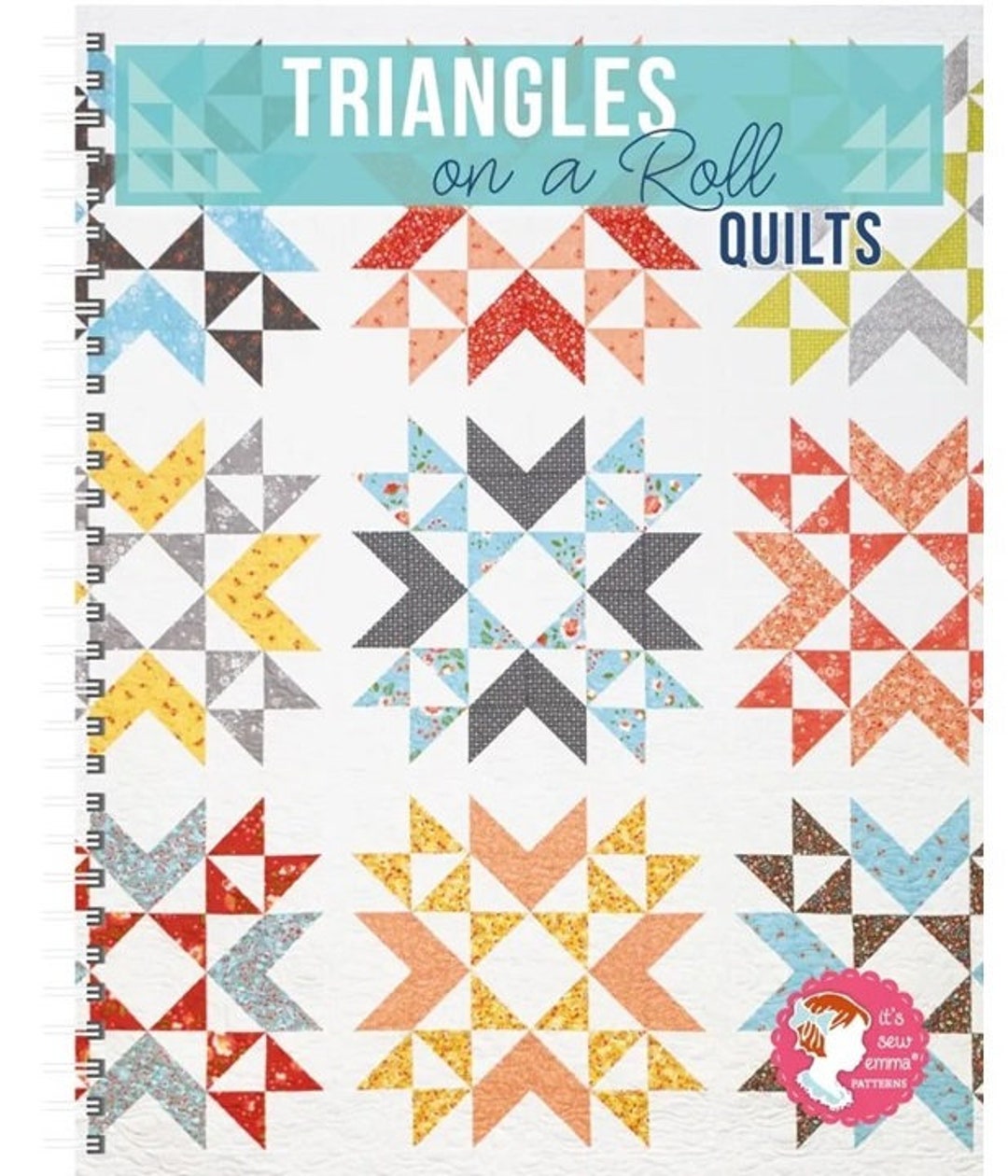 Triangles on a Roll Quilts Book Etsy