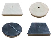 Round marble lamp base store