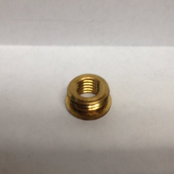 Lamp Parts-Lamp Finial REDUCER-1/8 IP To 1/4-27 Solid Brass (1-PC.)