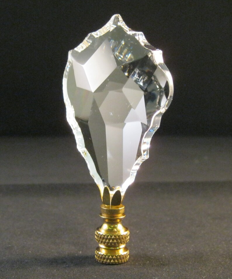 Lamp Finiallarge 24 Lead Crystal MAPLE LEAF Lamp Etsy