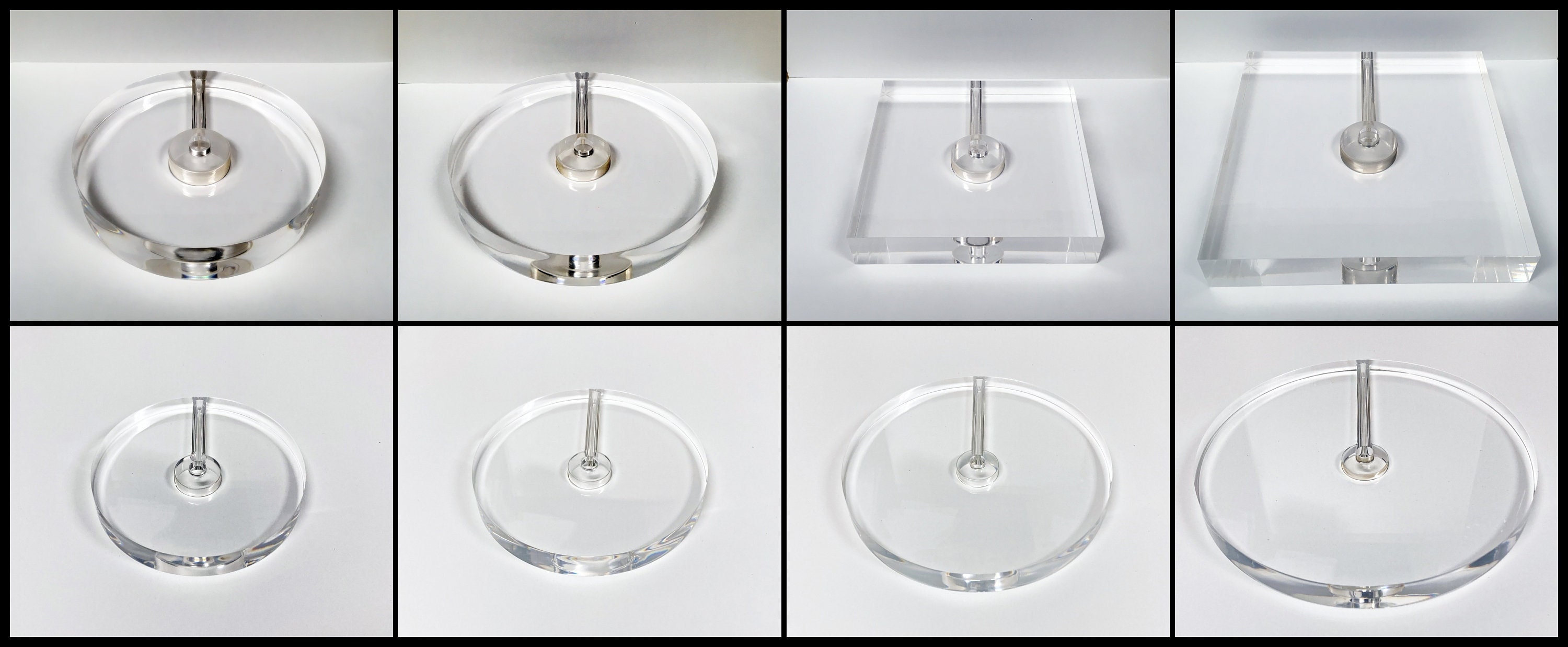 B&P Lamp® SMALLEST Clear Glass Lamp Chimney [1 1/8 Inch Base By 3 1/2