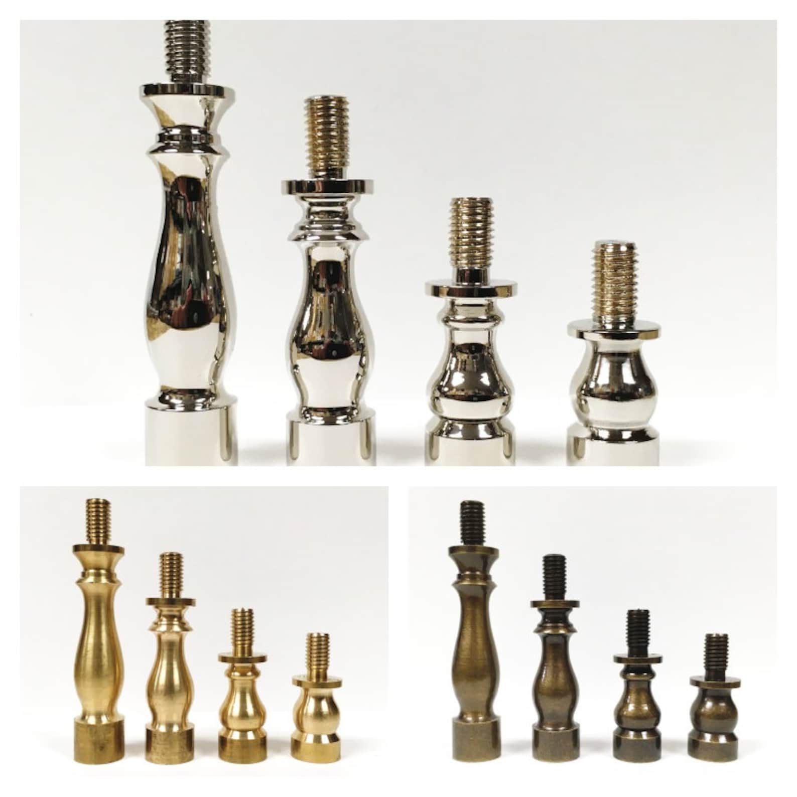 Lamp Shade/finial RISERS4 Sizes 3 Finishes1/427 1PC. Etsy