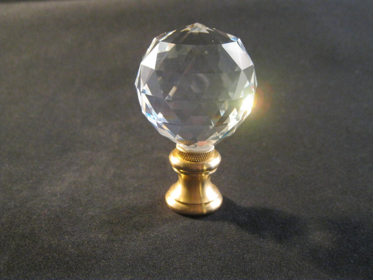 Crystal lamp finials deals