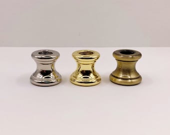 Lamp Parts-Turned NECK-Solid Brass-1/8 IPS Thread-Available in 3 Finishes (1-PC.)