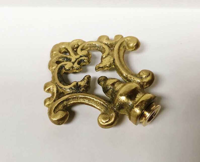 Lamp FinialSolid Cast Brass Traditional FANCY LOOP w/dual Etsy