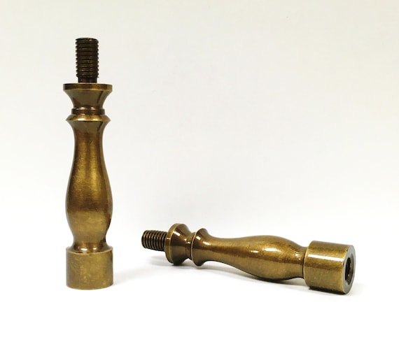 Ornate Cross LAMP FINIAL for old antique shade or lampshade 