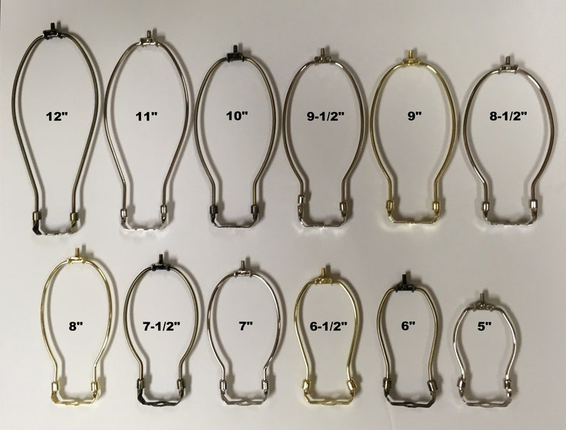 Lamp PartsLamp HARP W/Saddle 5 to 12 Heavy Duty 3 Etsy
