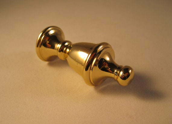 Lamp Finial-MODERN URN-Polished Brass Finish Machined and Highly Detailed-FS 