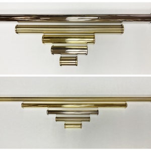 Lamp Parts-Lamp TUBE/PIPE-Available in 5 Lengths, 3 Plated Finishes, 2 Diameters-Sold Individually (1-PC.)