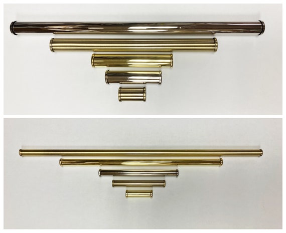 Lamp Parts-Lamp TUBE/PIPE-Available in 5 Lengths, 3 Plated Finishes, 2 Diameters-Sold Individually (1-PC.)