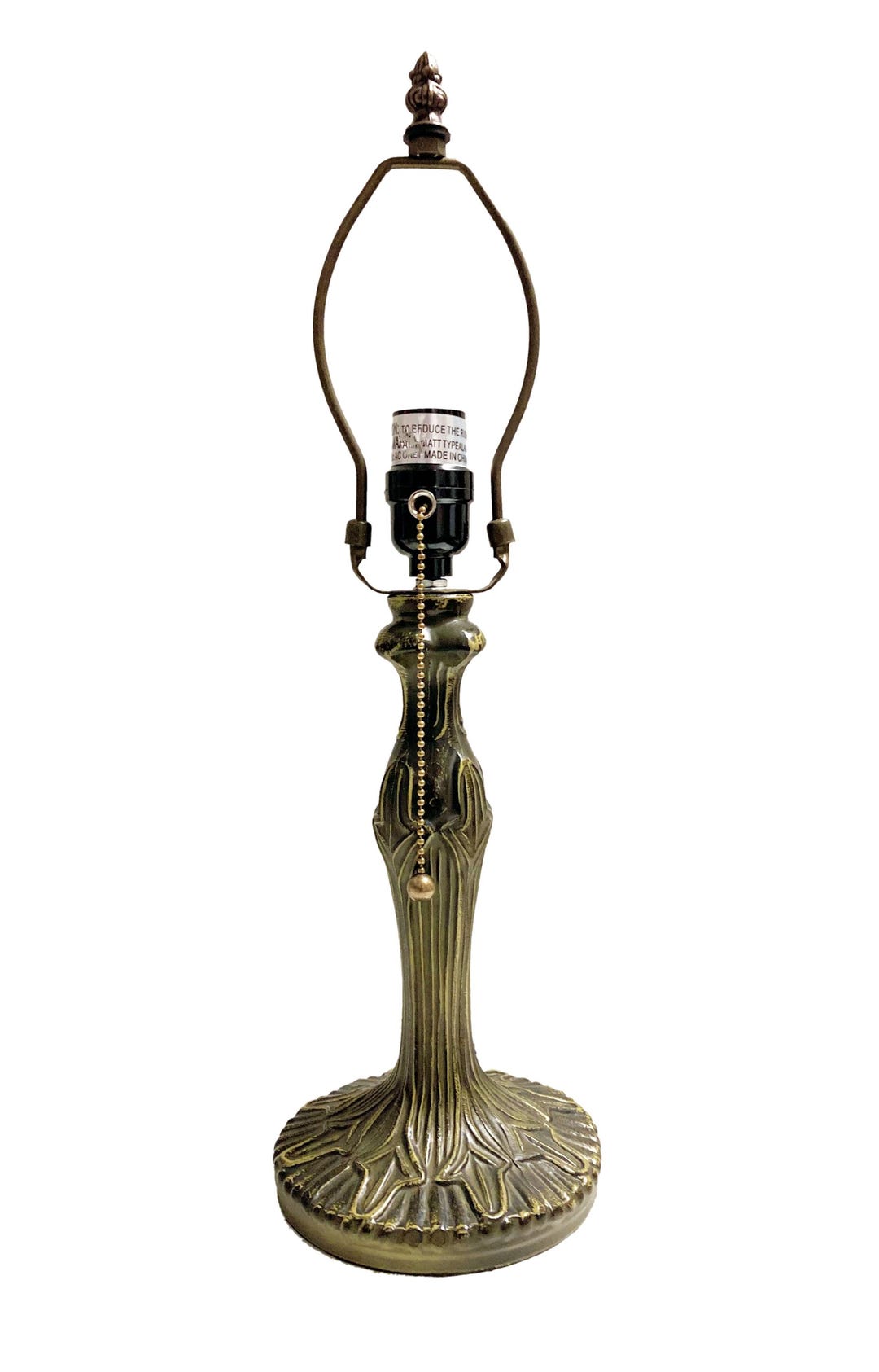 20007-1 10" Heavy Duty Lamp Harp With Saddle In Polished Brass Finis – Aspen Creative Corporation - Foto 2