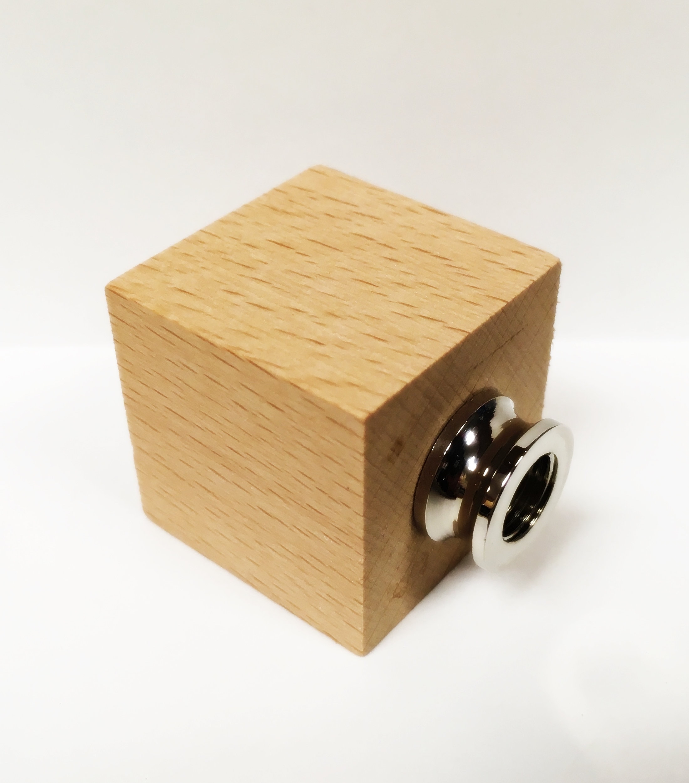 Wood Lamp Finialsolid Beech Wood CUBE W/dual Thread Base in 4 Etsy