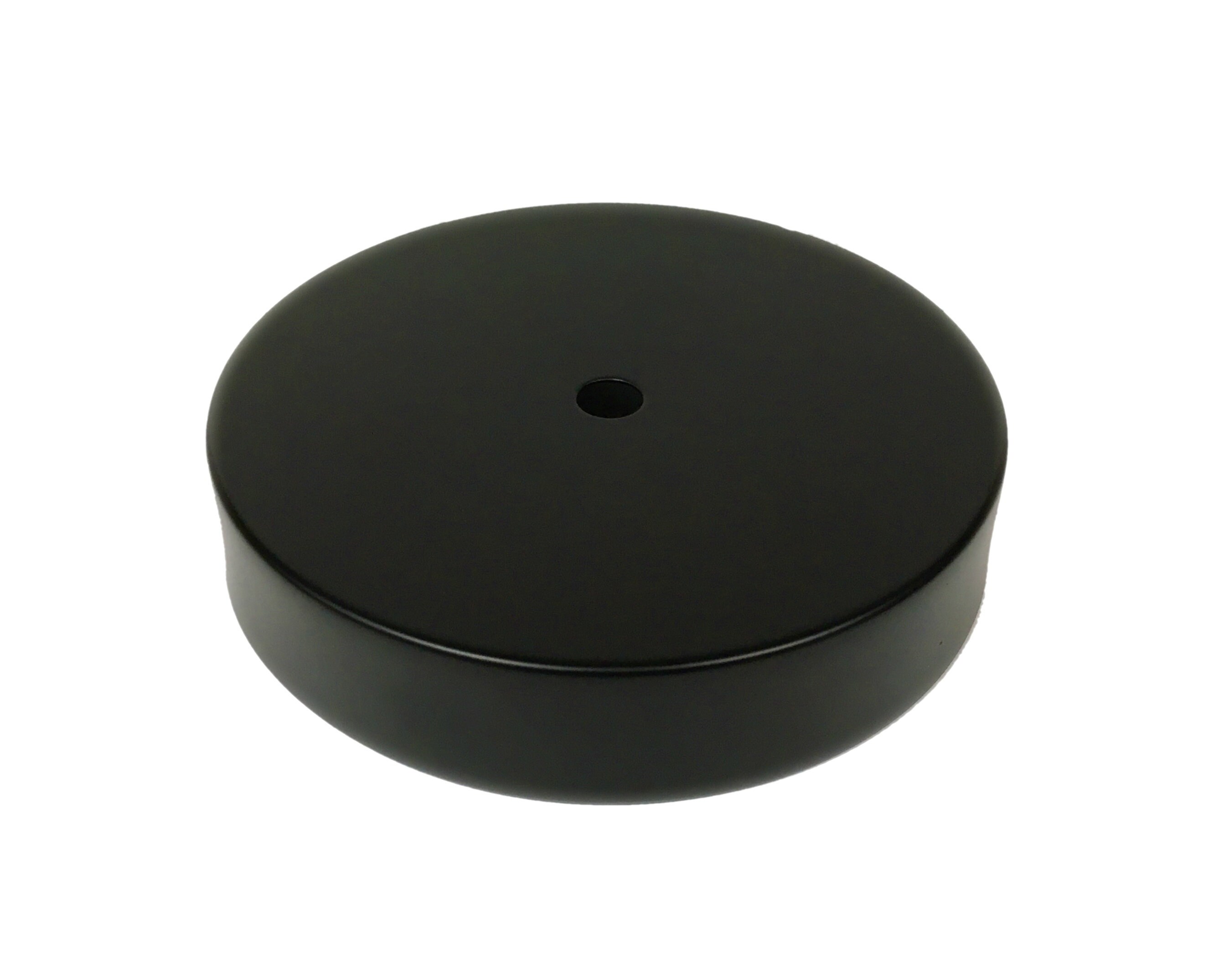 Solid Brass Lamp Base - Round 5,6,7,8 Inch Diameter - Choose Lacquered Brass Or Polished Nickel