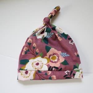 4-PACK SWADDLE & HEADBAND SETS (Floral)