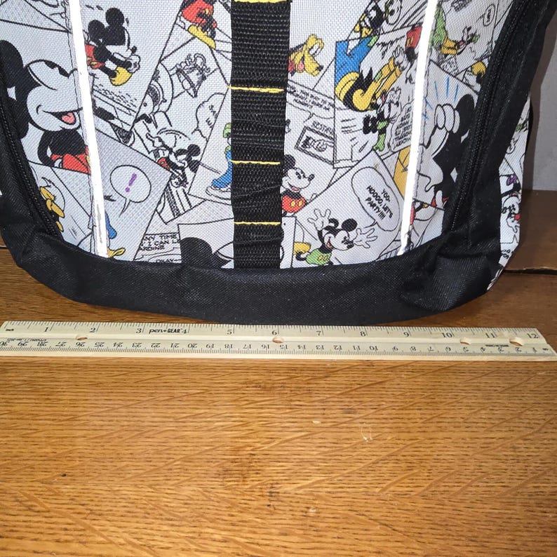 Disney Parks Mickey Mouse & Friends Comic Strip Backpack Laptop Bag Theme Park image 2